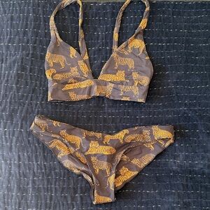 BOYS + ARROWS Frisky Tiger Bikini Set